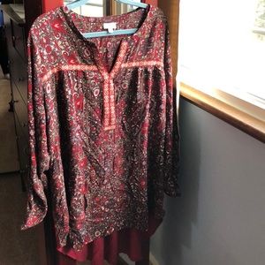 Avenue Multi-Colored Tunic